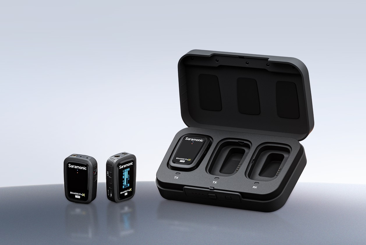 Saramonic Blink500 ProX B2R is a Wireless Mic System with Built-in Recorder