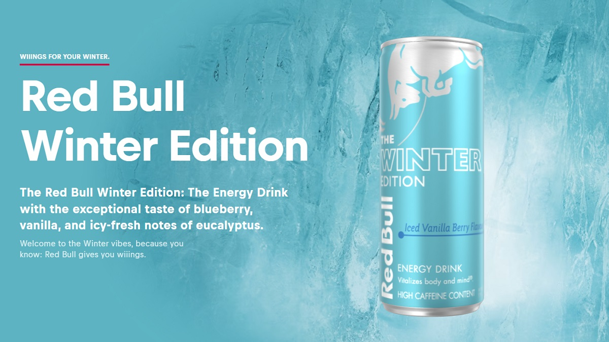 New Seasonal Flavour: Red Bull Winter Edition Iced Vanilla Berry