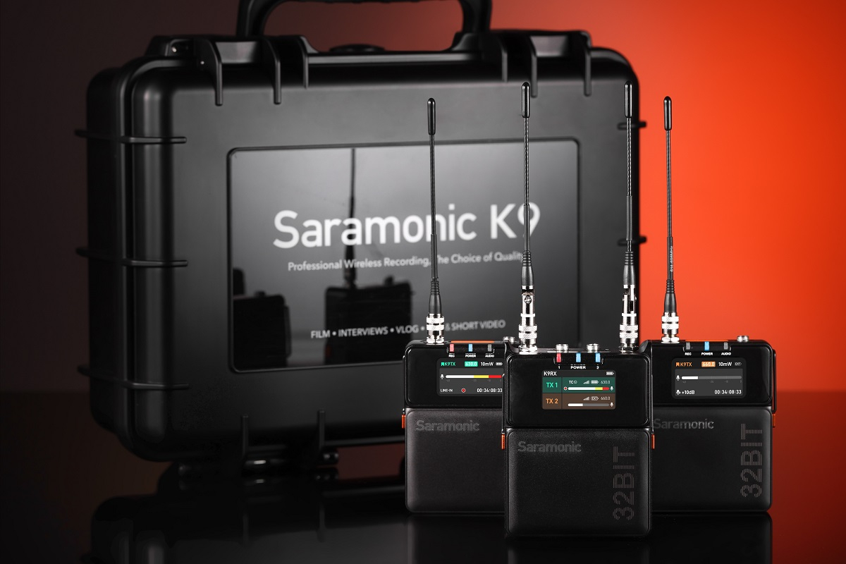 Saramonic K9: Digital UHF Audio System with Friendlier User Experience for Filmmakers