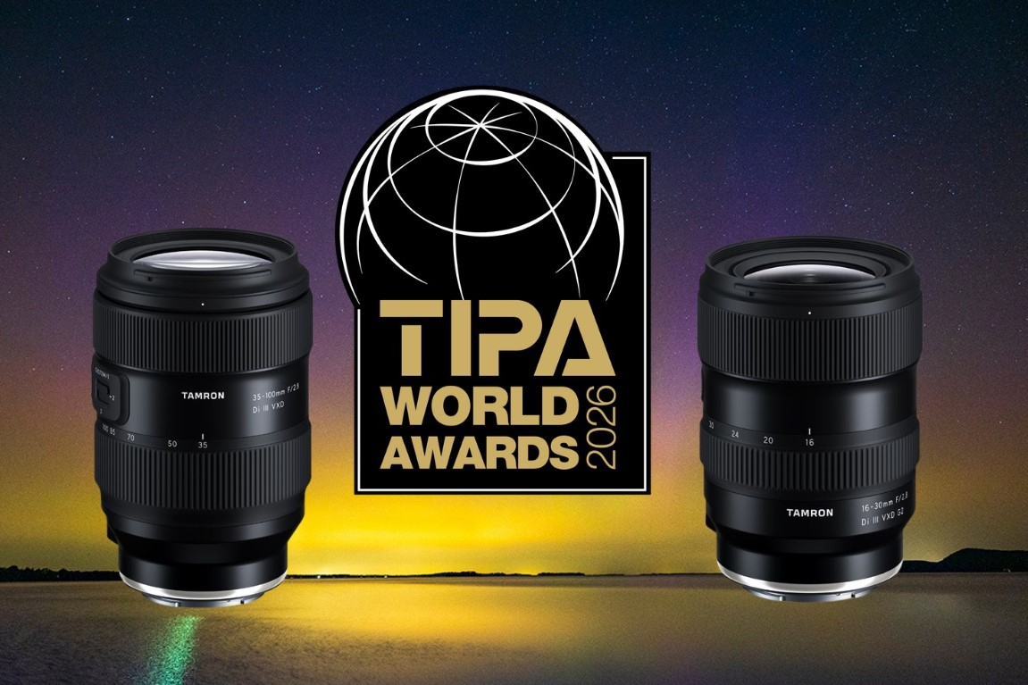 Tamron Wins Two Prestigious TIPA Awards in 2026: A Continued Legacy of Optical Excellence