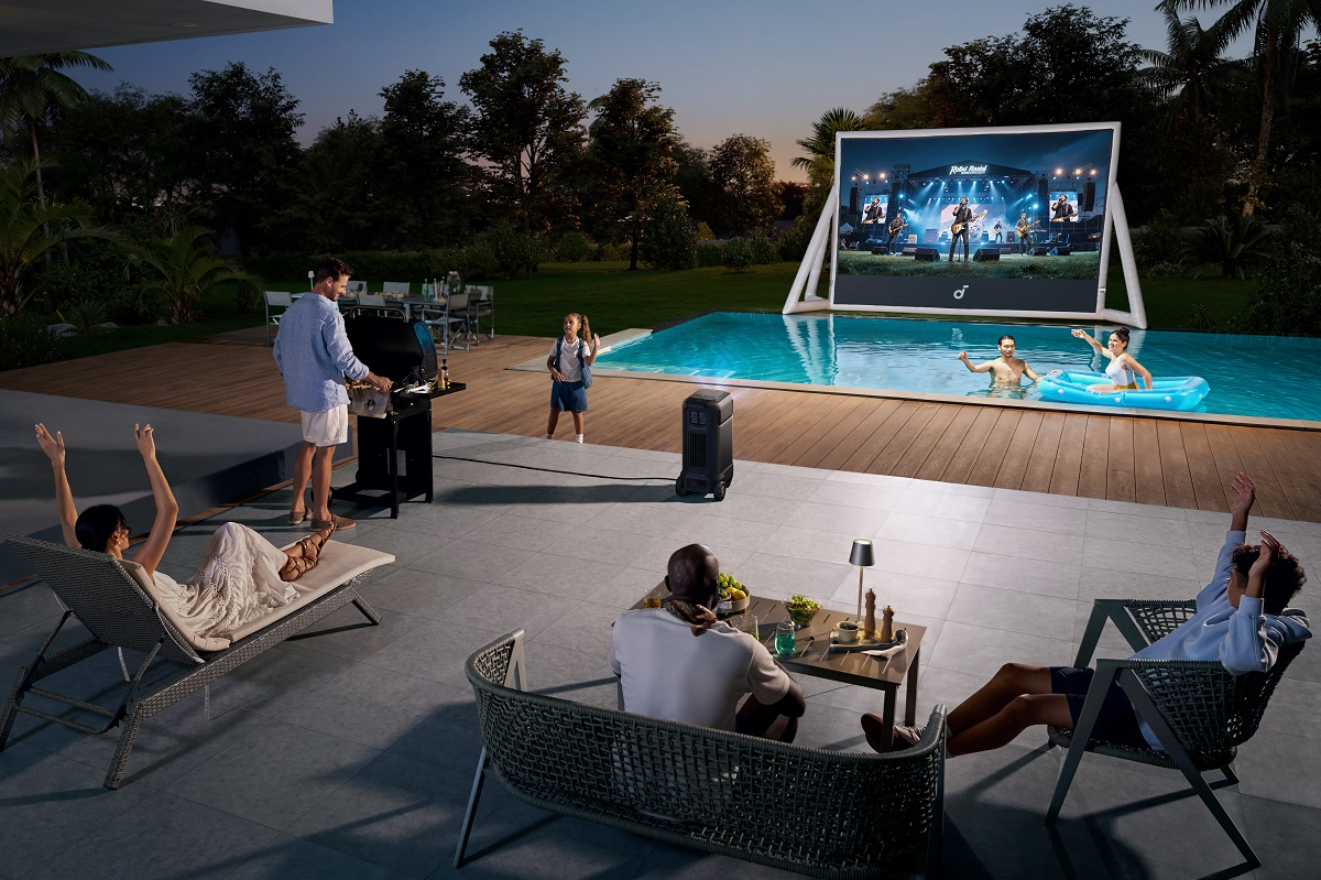 Nebula X1 Pro: Mobile Theater Station with 4K Laser Projection & 7.1.4 Spatial Sound