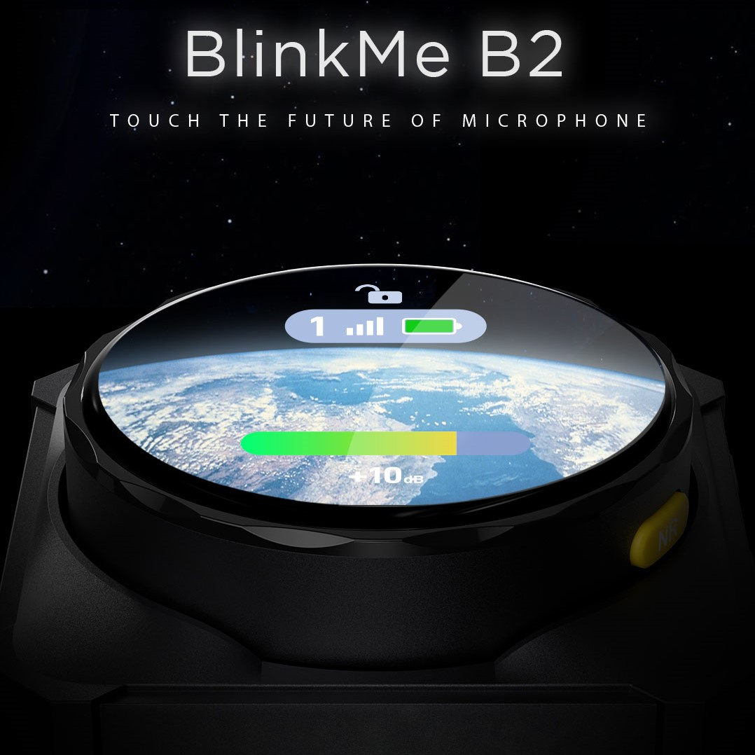 Touch the Future of Sound: Saramonic BlinkMe 2.4GHz Wireless Smart Microphone
