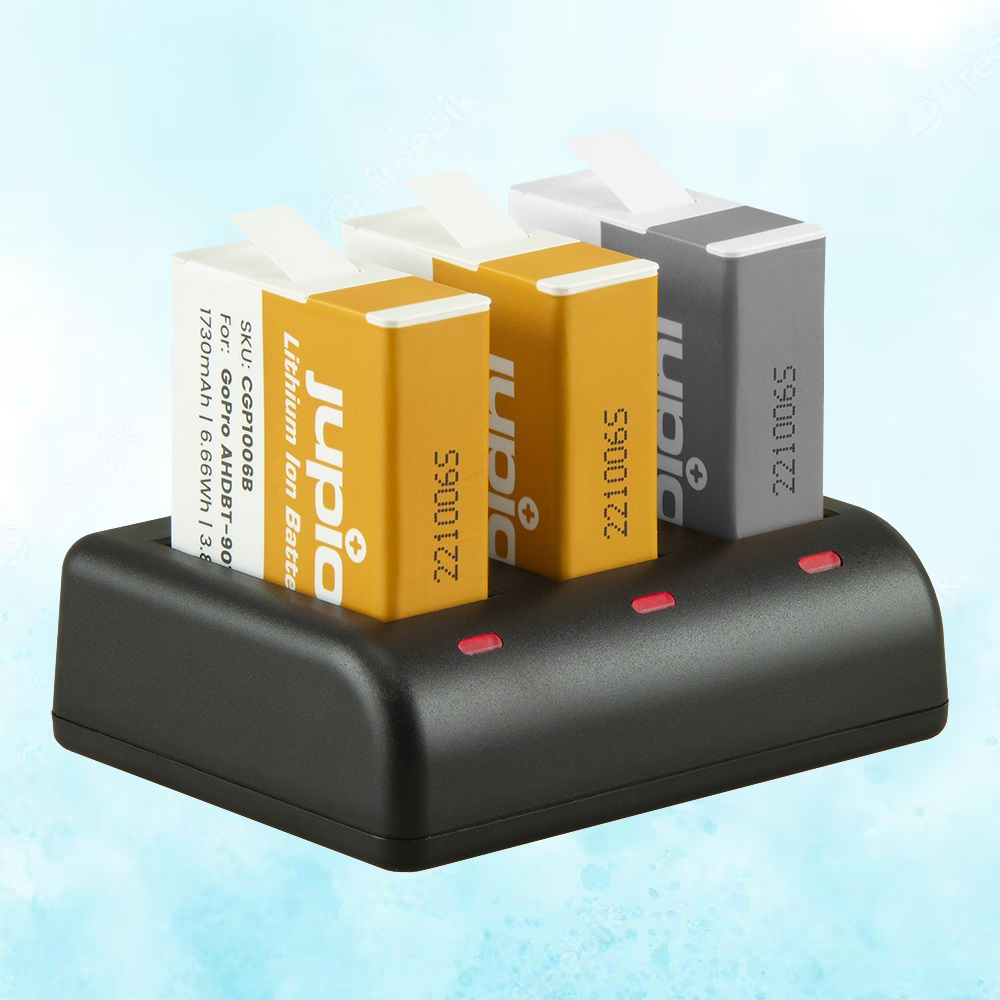 New Jupio Replacement Batteries and Value Packs for GoPro, Sony and Nikon