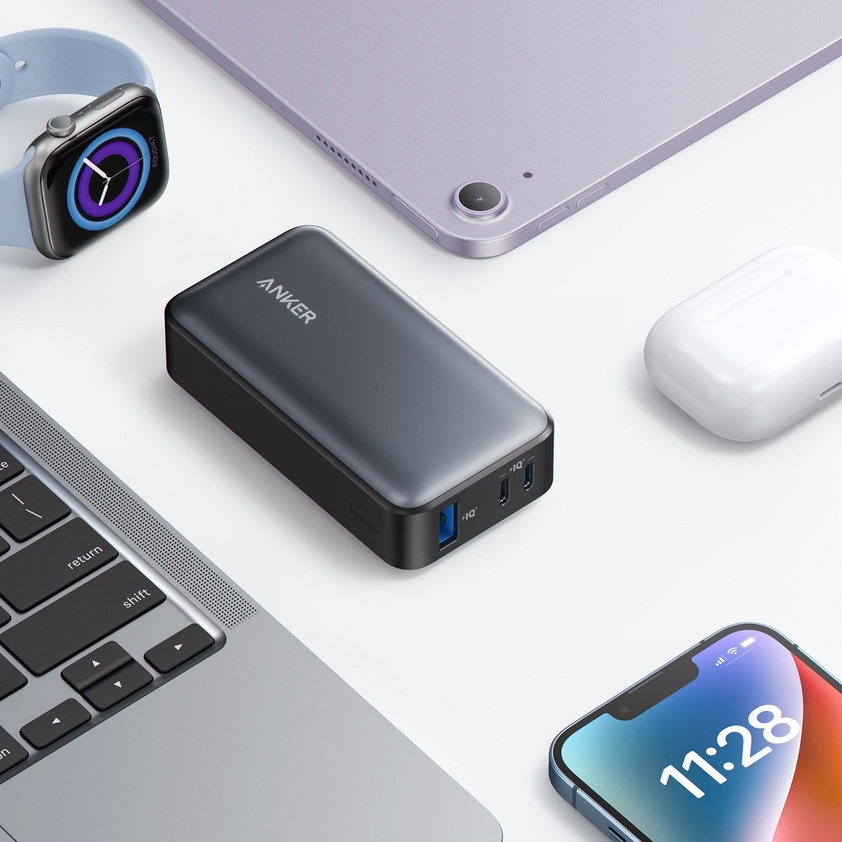 Anker Ultra-compact High-speed Power Bank with 10000mAh Capacity & 30W Output