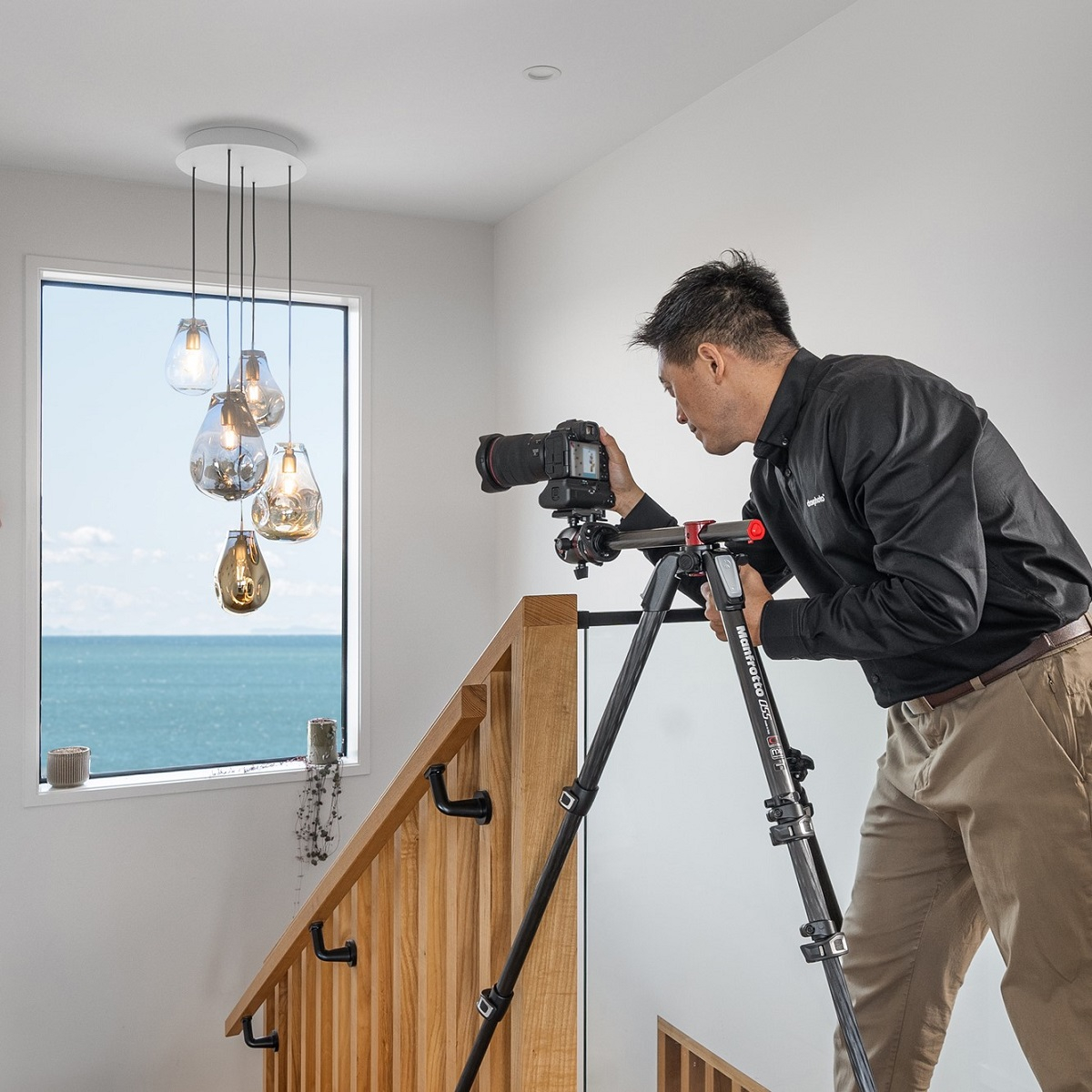 Two Manfrotto 055 Carbon Fibre Kits Incorporating the MOVE Quick Release System