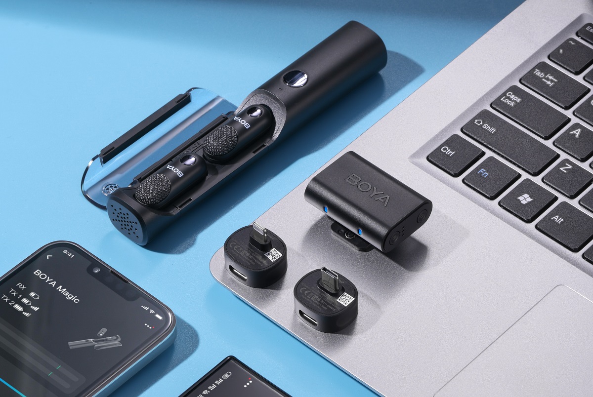 Introducing Boya Magic Transformable AI-Powered Mini Mic: One Mic, Four Forms 
