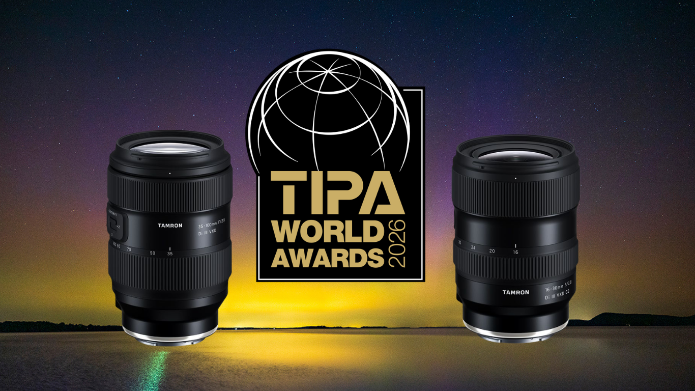 Tamron Wins Two Prestigious TIPA Awards in 2026: A Continued Legacy of Optical Excellence